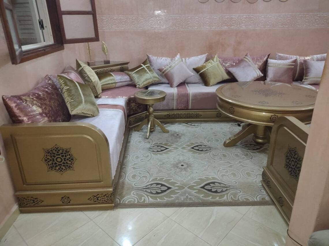 Intricate Moroccan Style Sofa