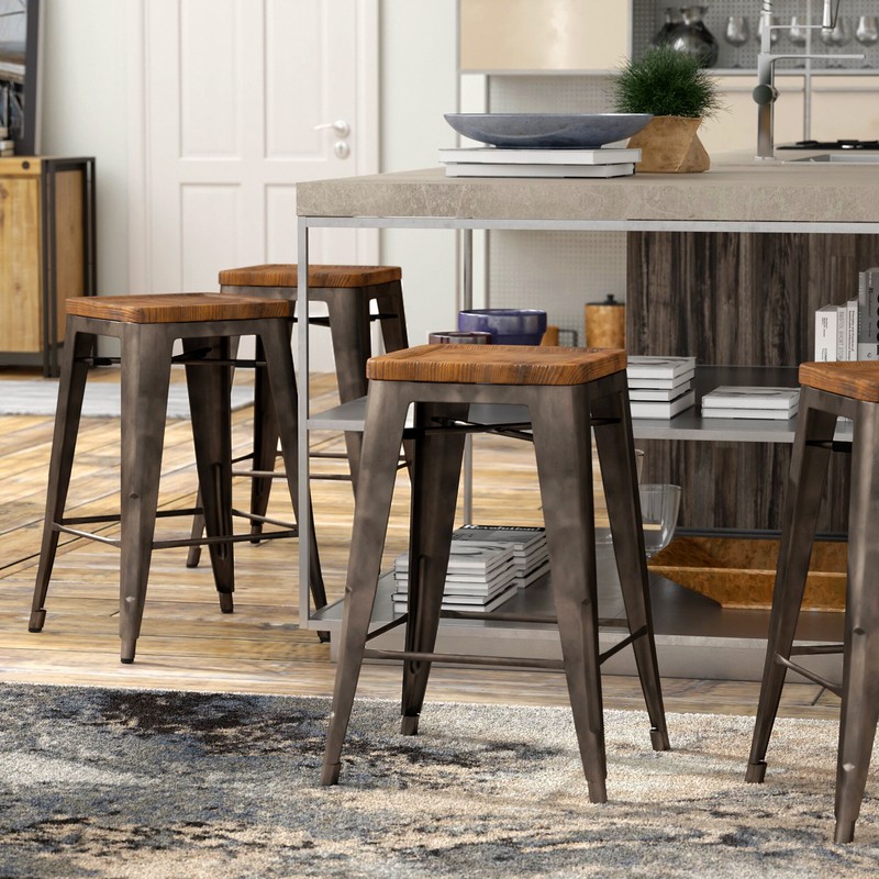 Irvington Solid Wood Bar & Counter Stool