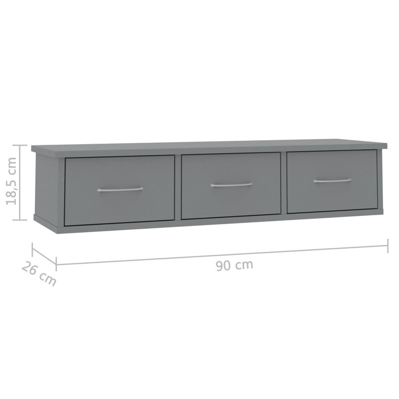 Iwamoto Floating Shelf with Drawer
