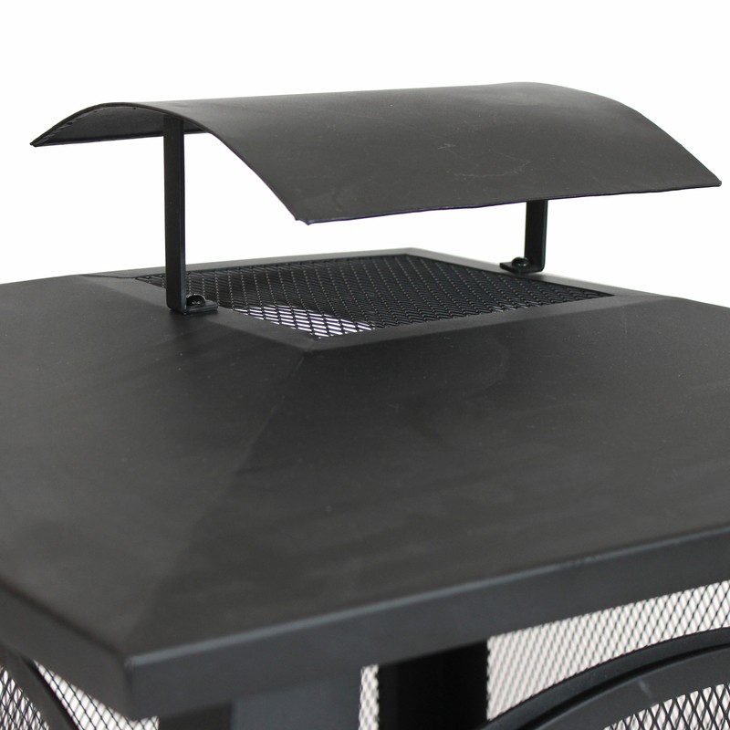 Jarrell 32'' H x 28'' W Steel Wood Burning Outdoor Fire Pit