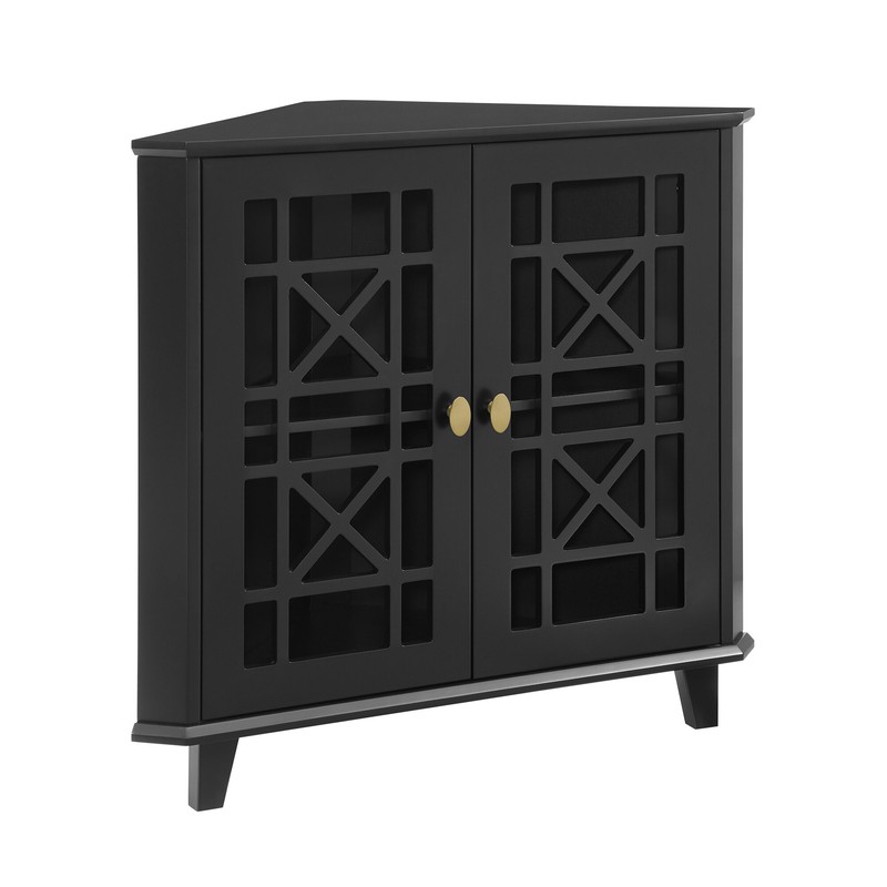 Jason 30'' Tall 2 - Door Corner Accent Cabinet