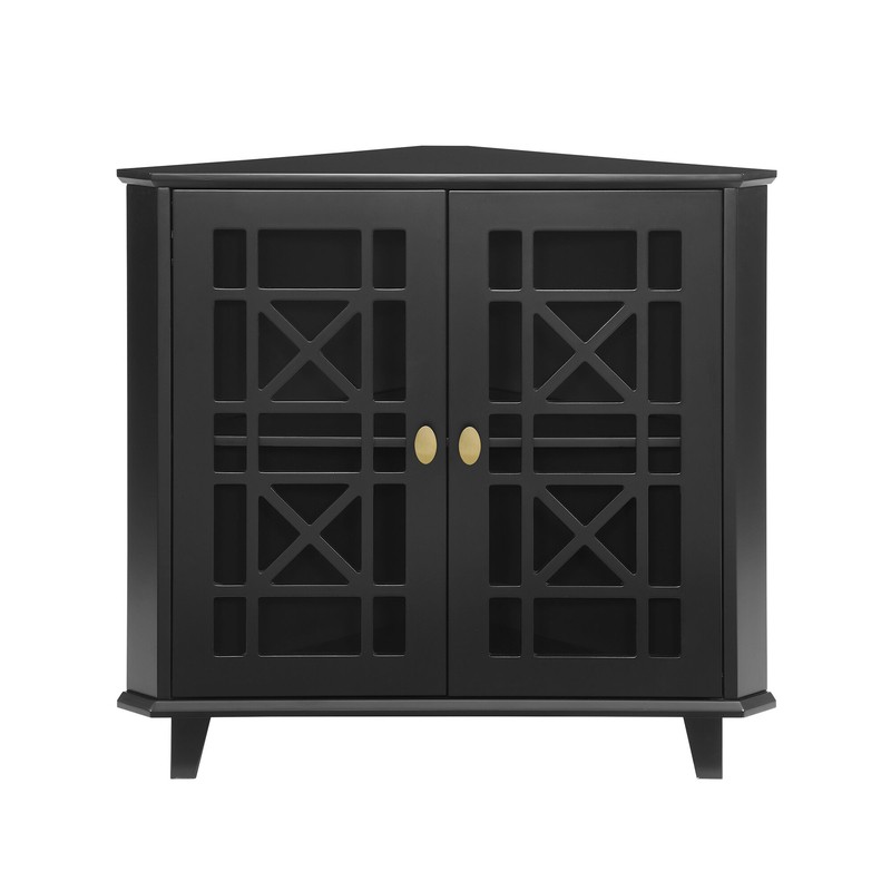 Jason 30'' Tall 2 - Door Corner Accent Cabinet