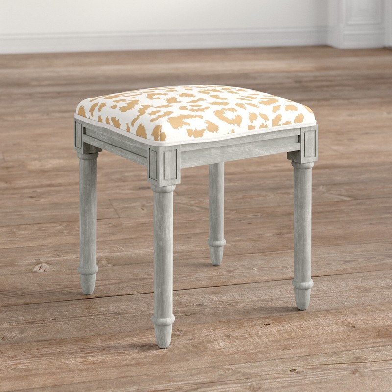 Jaxson 19'' Tall Solid Wood Accent Stool