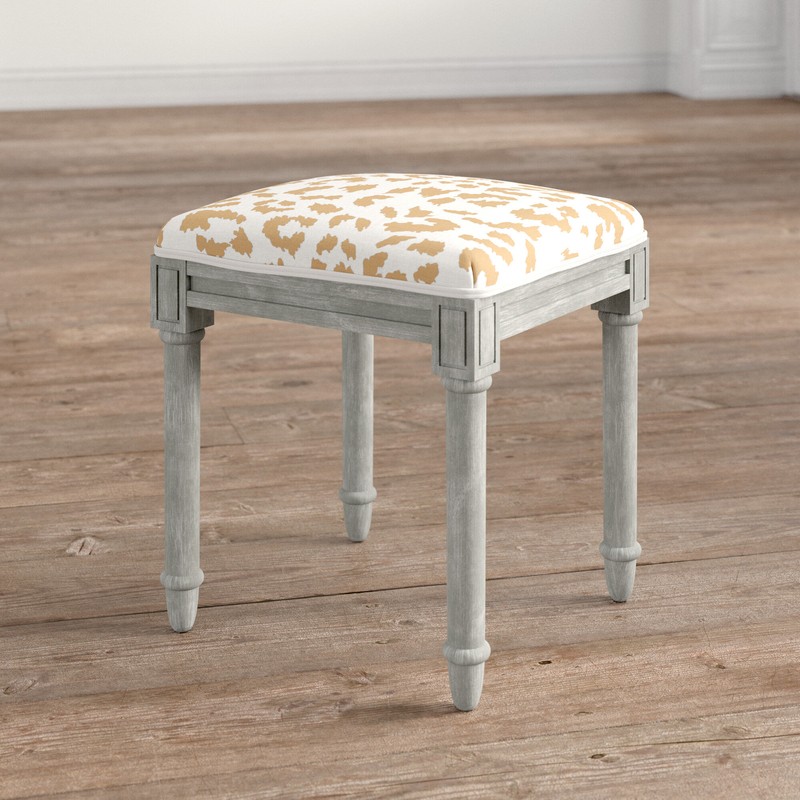 Jaxson 19'' Tall Solid Wood Accent Stool