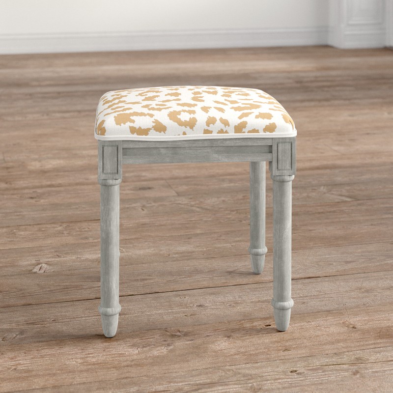 Jaxson 19'' Tall Solid Wood Accent Stool