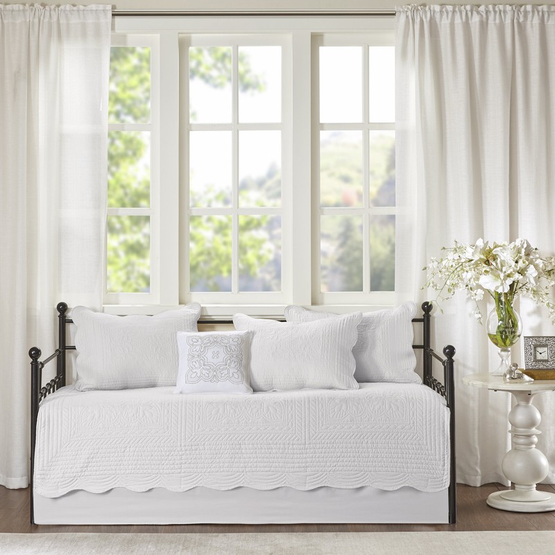 Journey Microfiber Traditional 6 Piece Coverlet / Bedspread Set