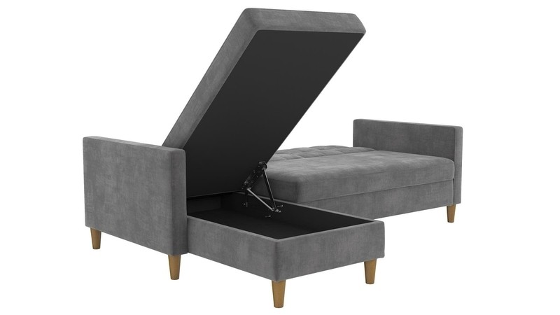 Kayden 84" Wide Reversible Sleeper Sofa & Chaise