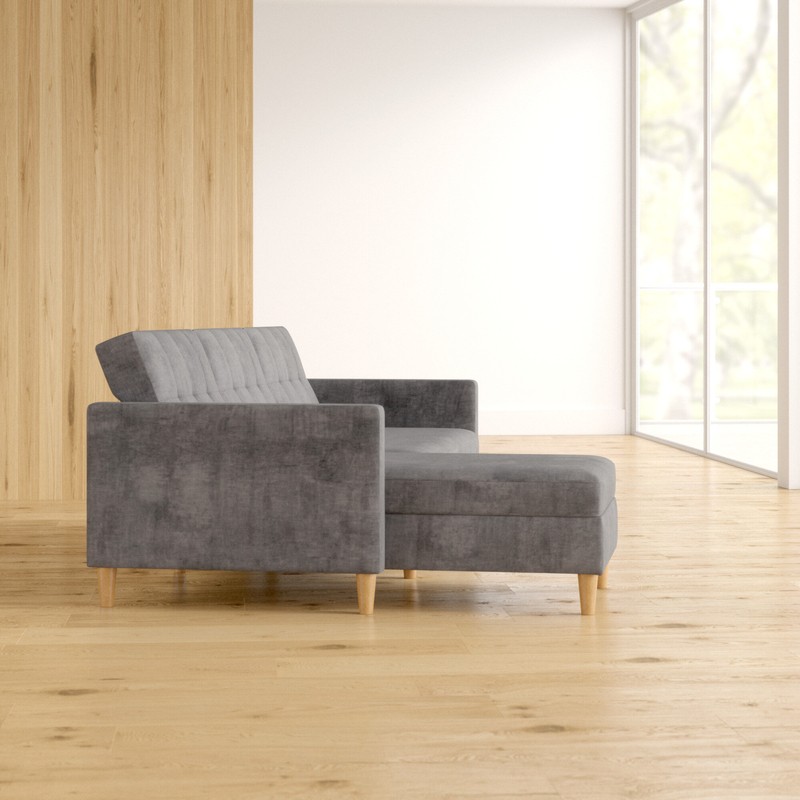 Kayden 84" Wide Reversible Sleeper Sofa & Chaise