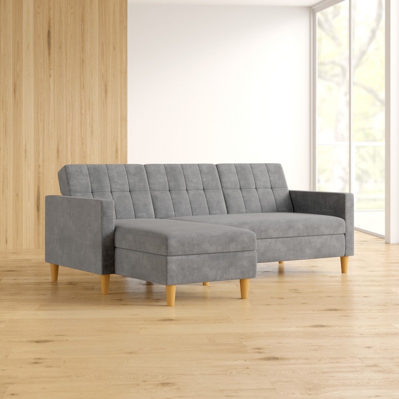 Kayden 84" Wide Reversible Sleeper Sofa & Chaise