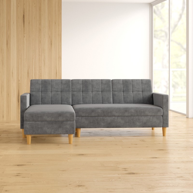 Kayden 84" Wide Reversible Sleeper Sofa & Chaise