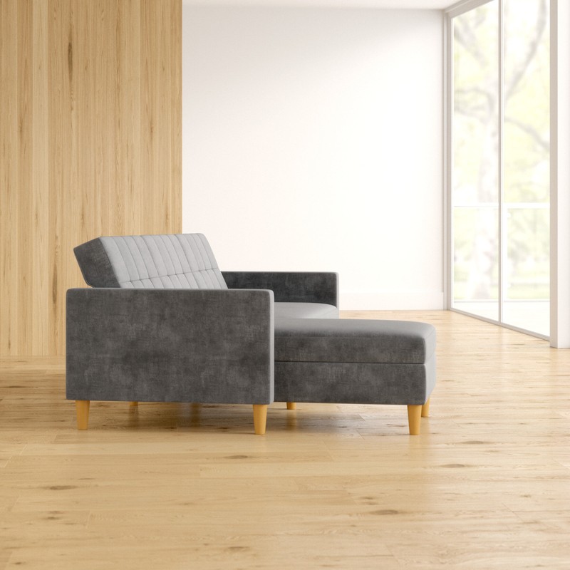 Kayden 84" Wide Reversible Sleeper Sofa & Chaise