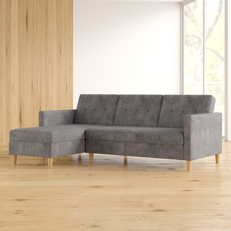 Kayden 84" Wide Reversible Sleeper Sofa & Chaise