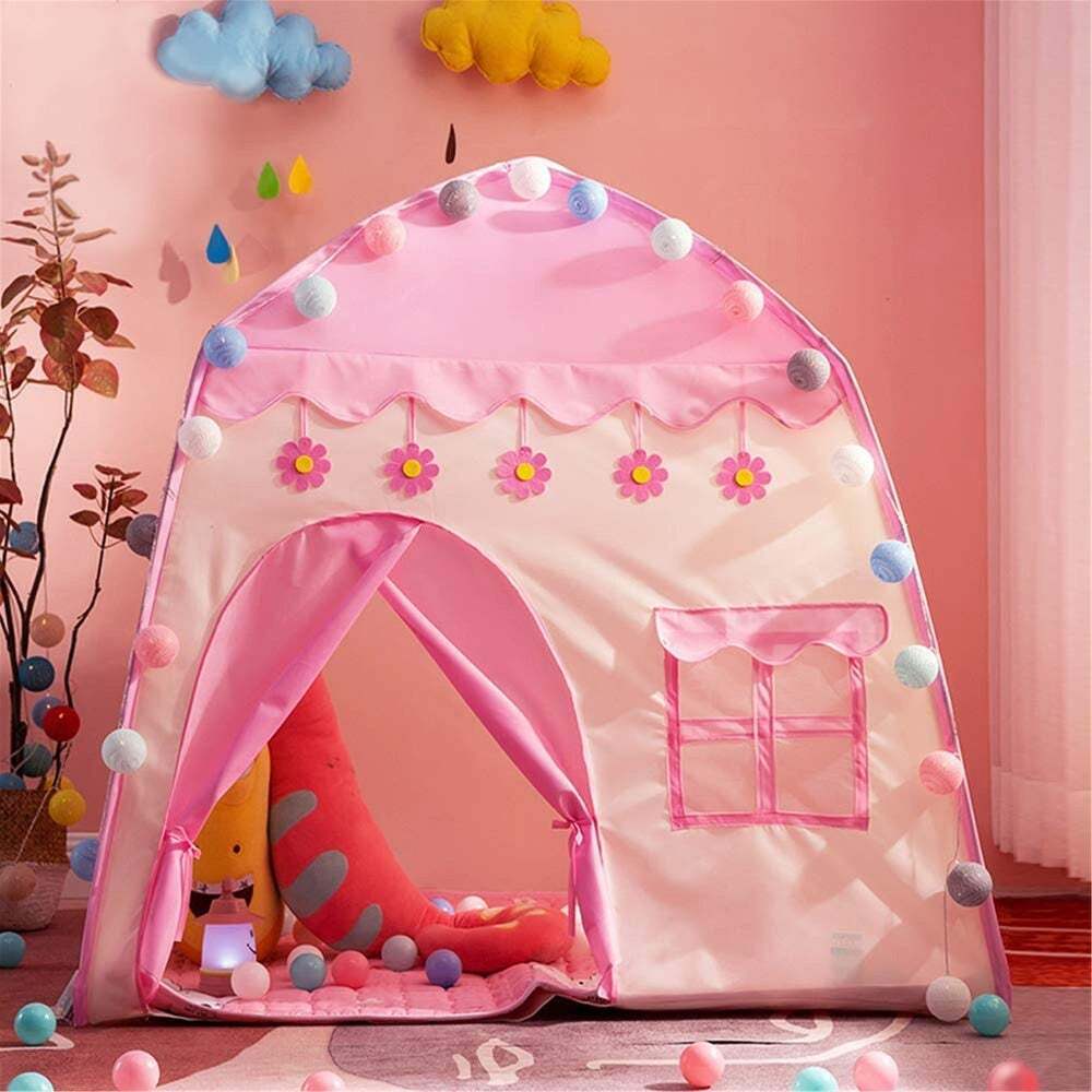 Kids Play Tent Playhouse Indoor & Outdoor, Princess Castle Tent