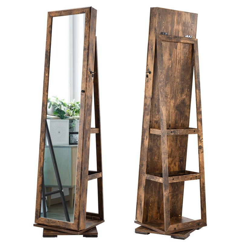 Kowal 15.75'' Wide Jewelry Armoire with Mirror
