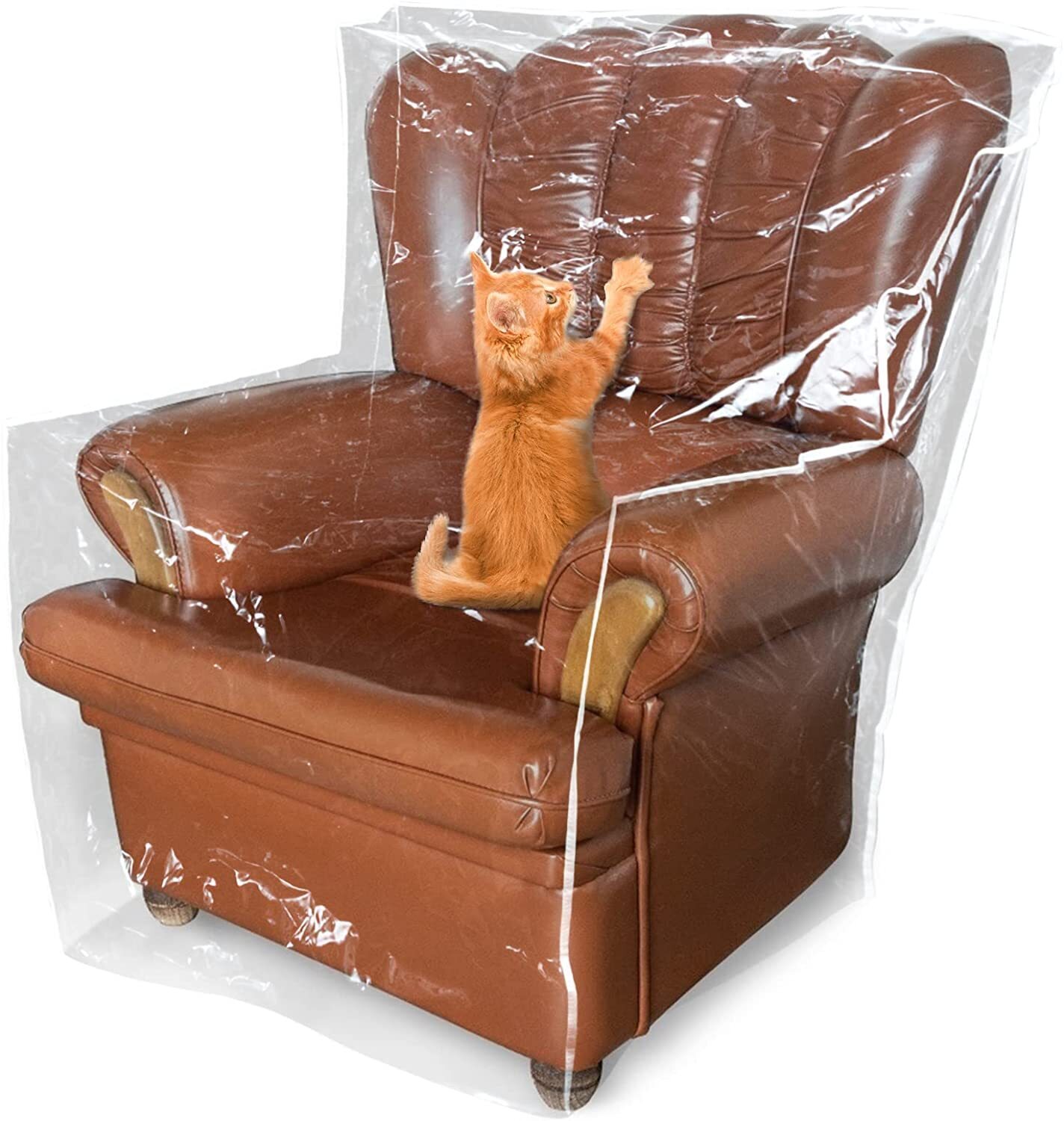 Large Heavy Duty Armchair Plastic Cover 