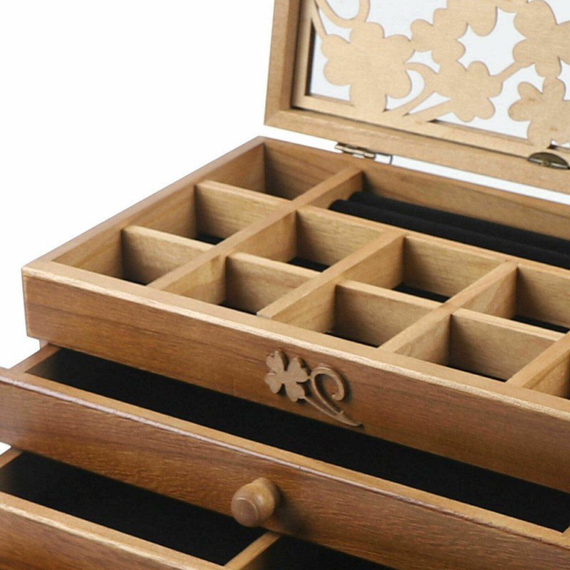 Large Retro 6 Layers Jewelry Box