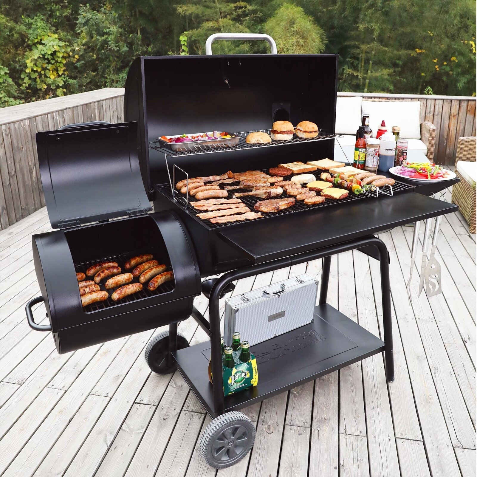 Large Round Charcoal Grill