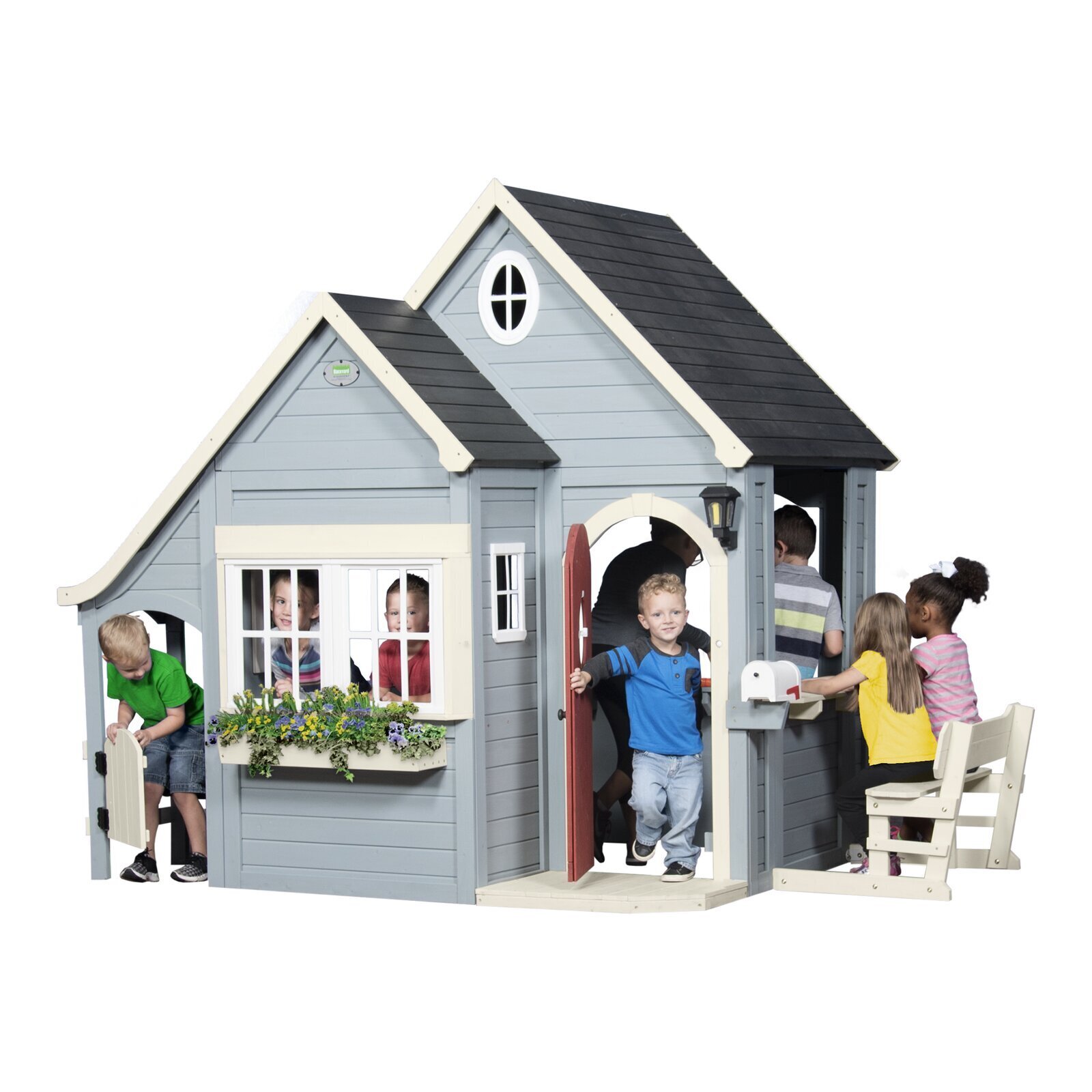 Large Solid Wood Boys Playhouse 
