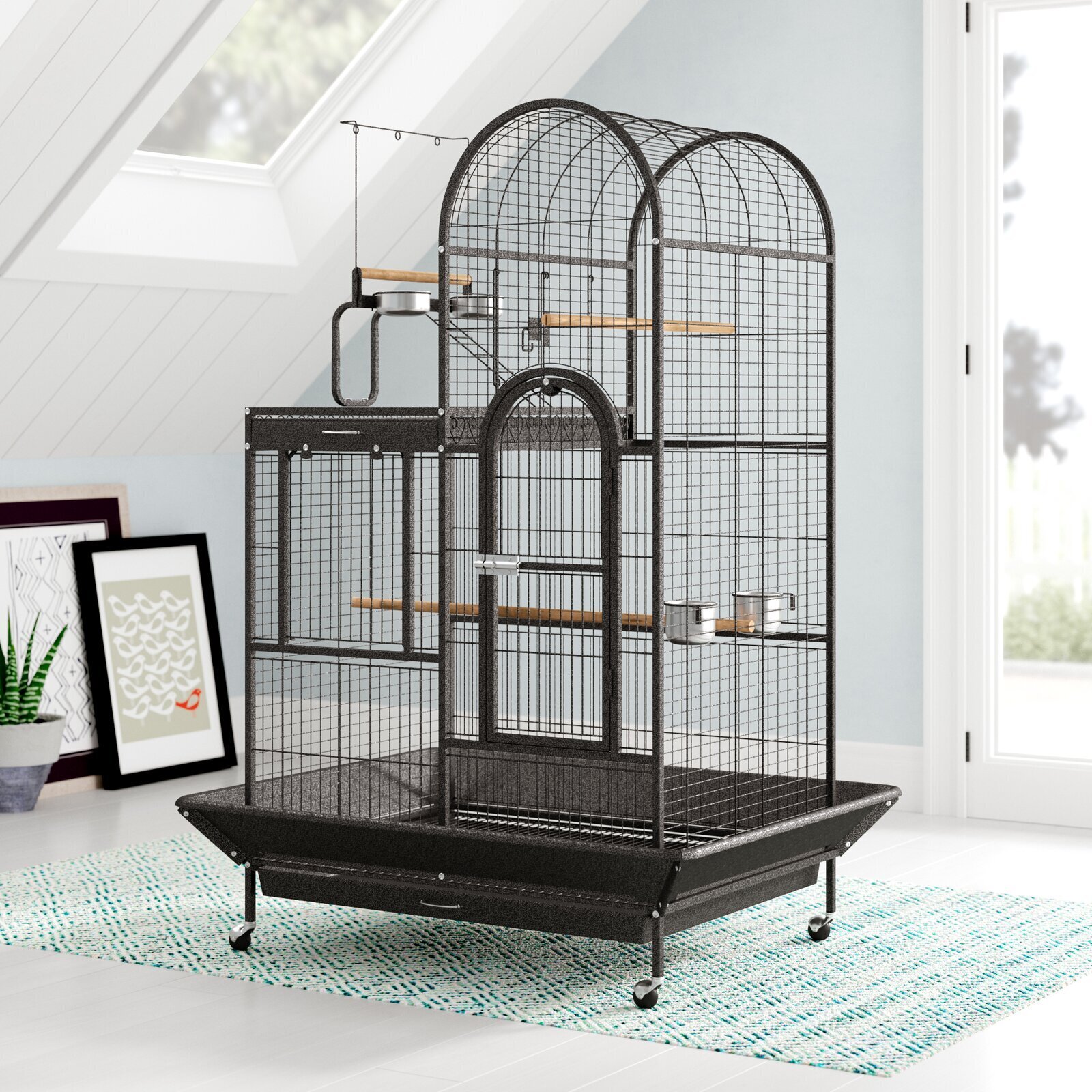 Large Steel Top Bird Cage 