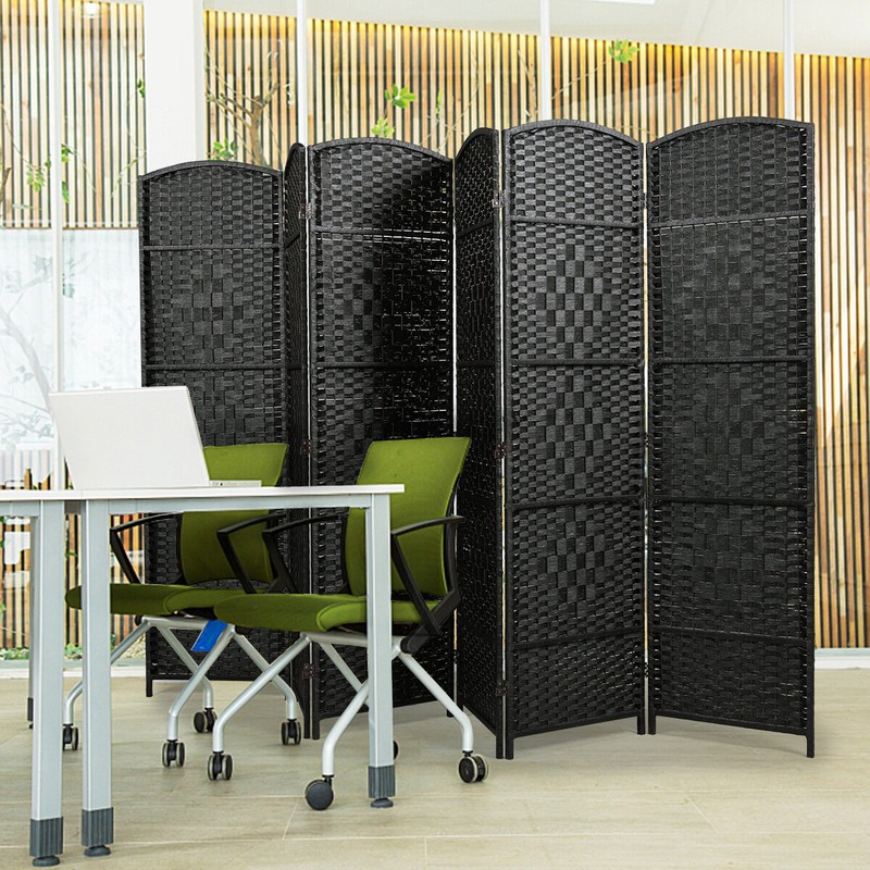 Lashon 119.5'' W x 70.9'' H 6 - Panel Folding Room Divider