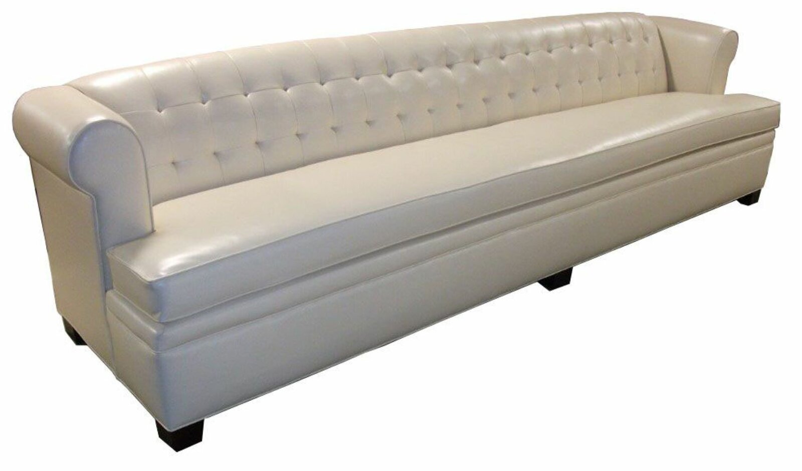 Leather Banquette Bench that Seats Five or More