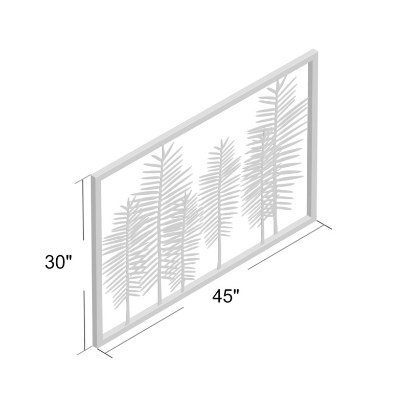 Leaves Metal Iron Wall Decor