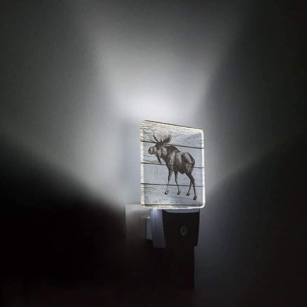 LED Illuminated Flat Moose Wall Lamp 