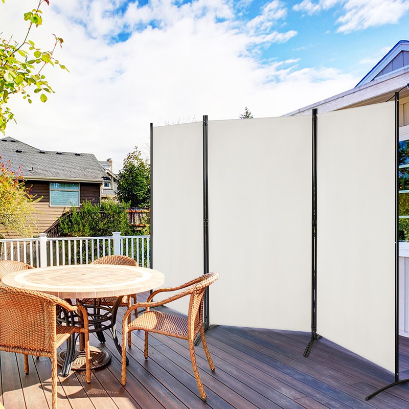 Leveille 102.5'' W x 72'' H 3 - Panel Folding Room Divider