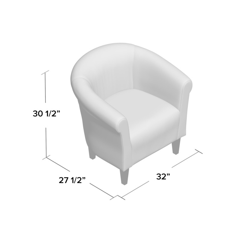 Liam 32'' Wide Barrel Chair