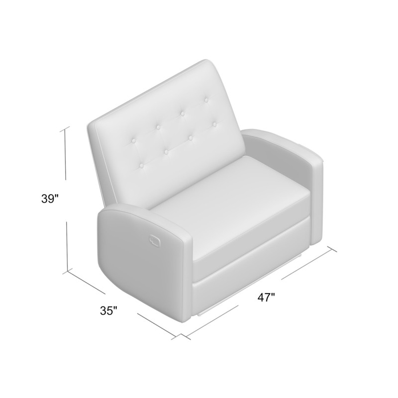 Lieb 47'' Wide Manual Standard Recliner
