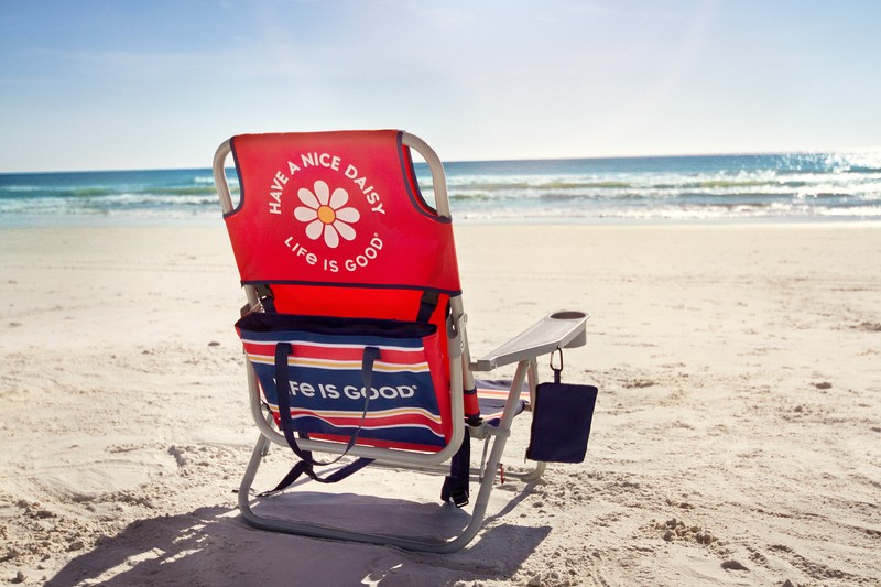 Life is Good Reclining Beach Chair