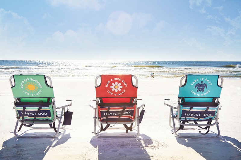 Life is Good Reclining Beach Chair