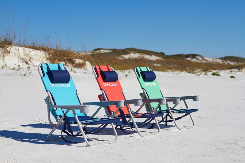 Life is Good Reclining Beach Chair