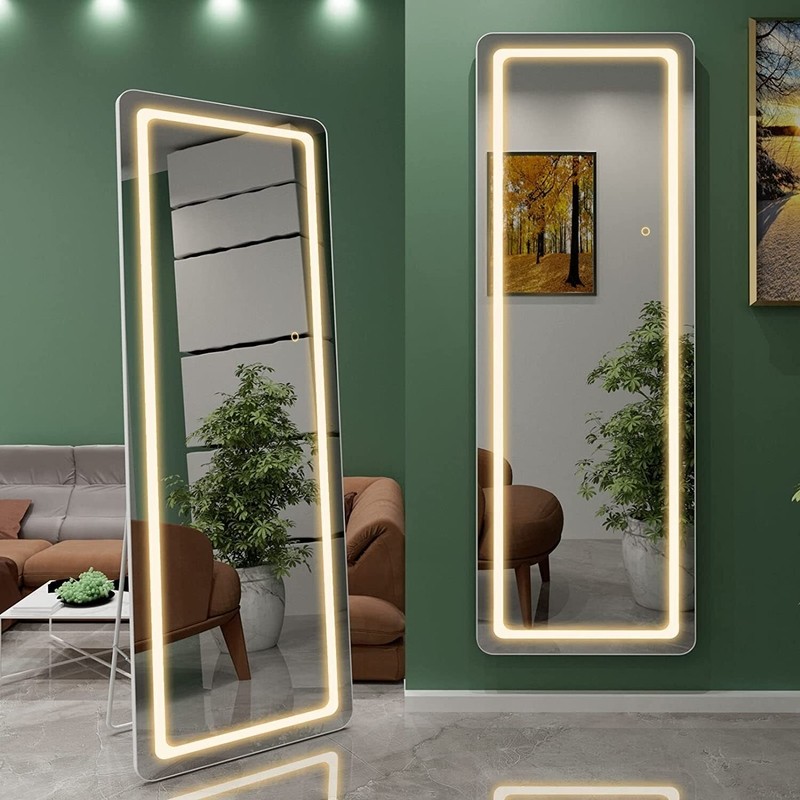 Lighted Floor Mirror