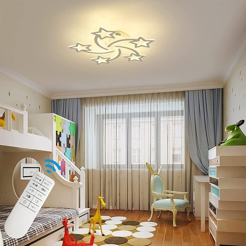 Loie 5 - Light 25.59'' Unique/Statement Star LED Flush Mount