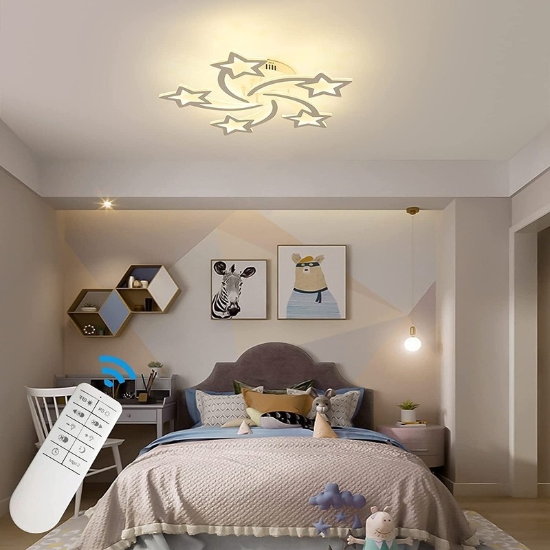 Loie 5 - Light 25.59'' Unique/Statement Star LED Flush Mount