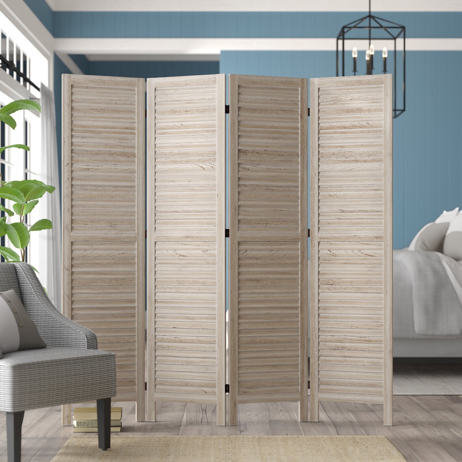 Louvered Room Divider