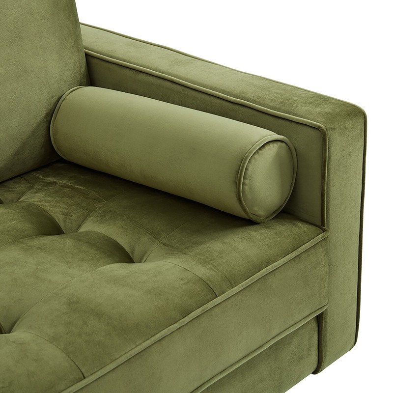 Luo 41.5'' Wide Tufted Velvet Armchair