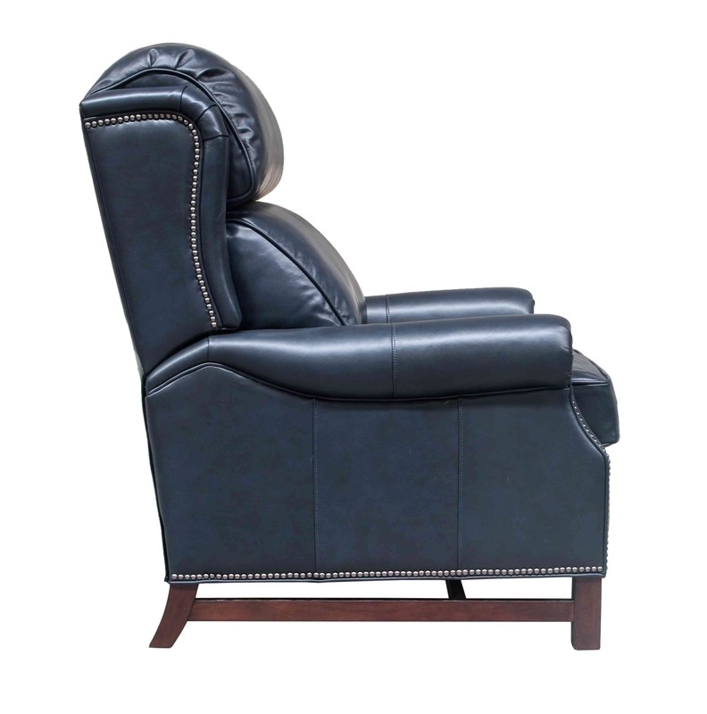Manchester 35'' Wide Genuine Leather Manual Wing Chair Recliner