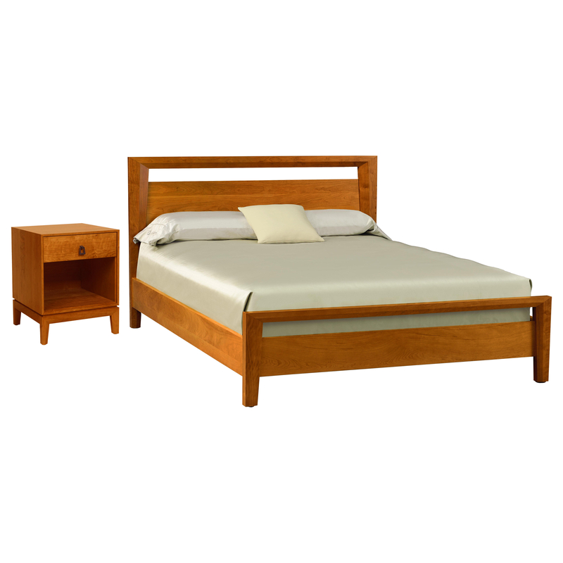Mansfield Solid Wood Platform 2 Piece Bedroom Set