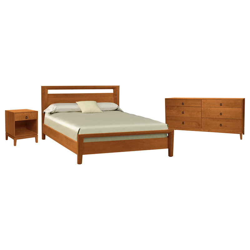 Mansfield Solid Wood Platform 3 Piece Bedroom Set