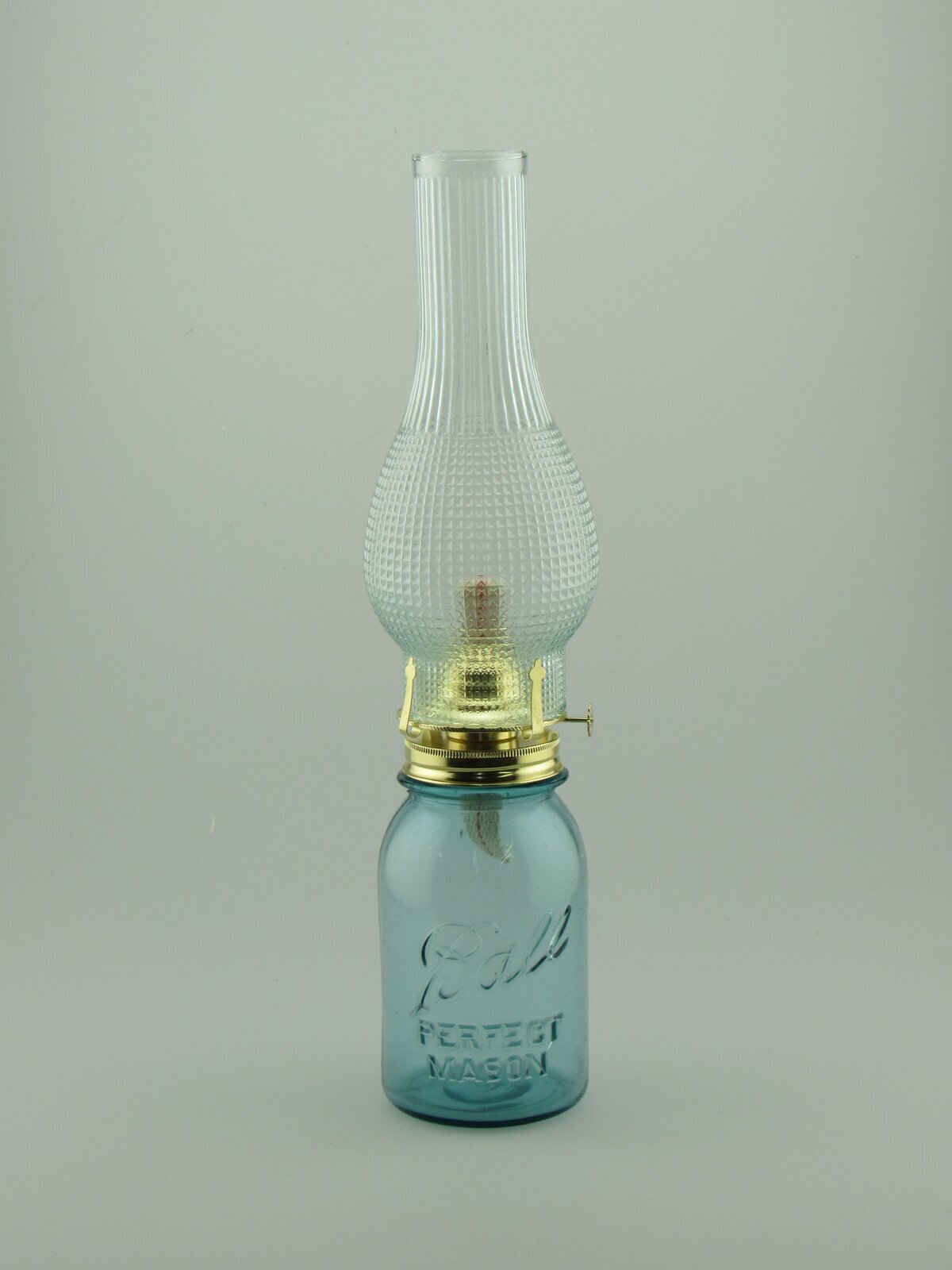 Mason Jar Antique Oil Lamp