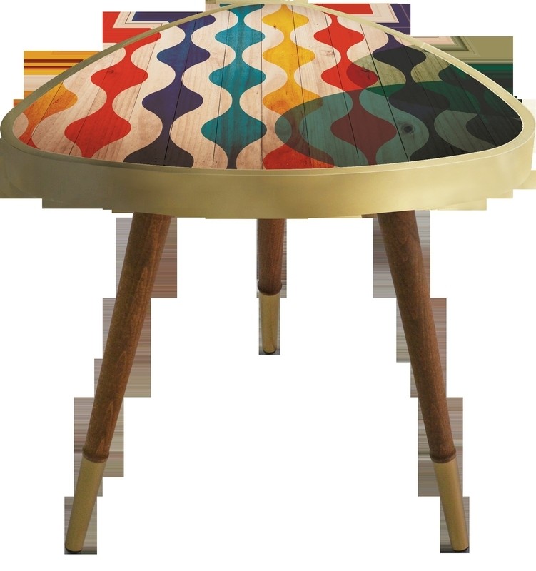 Mcadoo 22'' Tall 3 Legs End Table