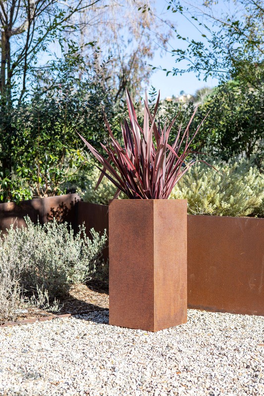 Metallic Series Corten Steel Pot Planter