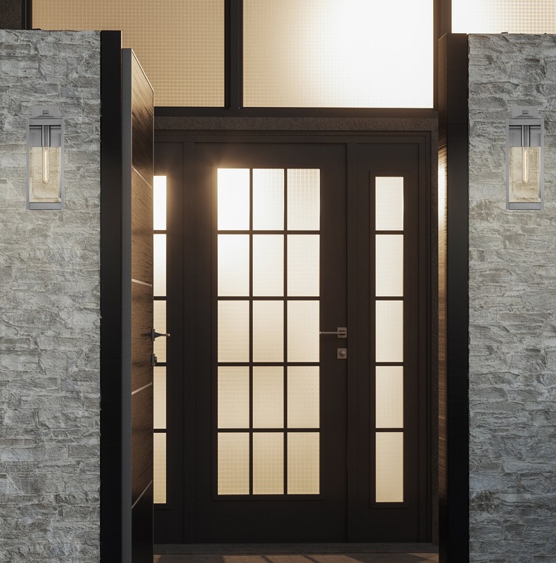 Meunier Glass Outdoor Wall Lantern