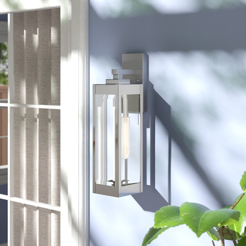 Meunier Glass Outdoor Wall Lantern