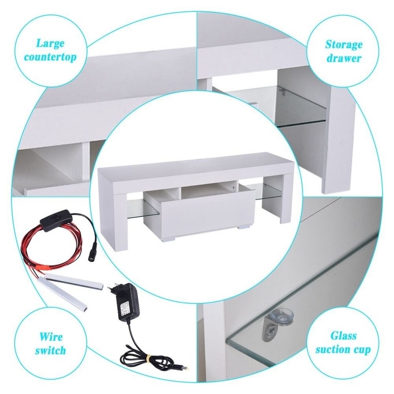 Miconia Solid Wood TV Stand for TVs up to 70"