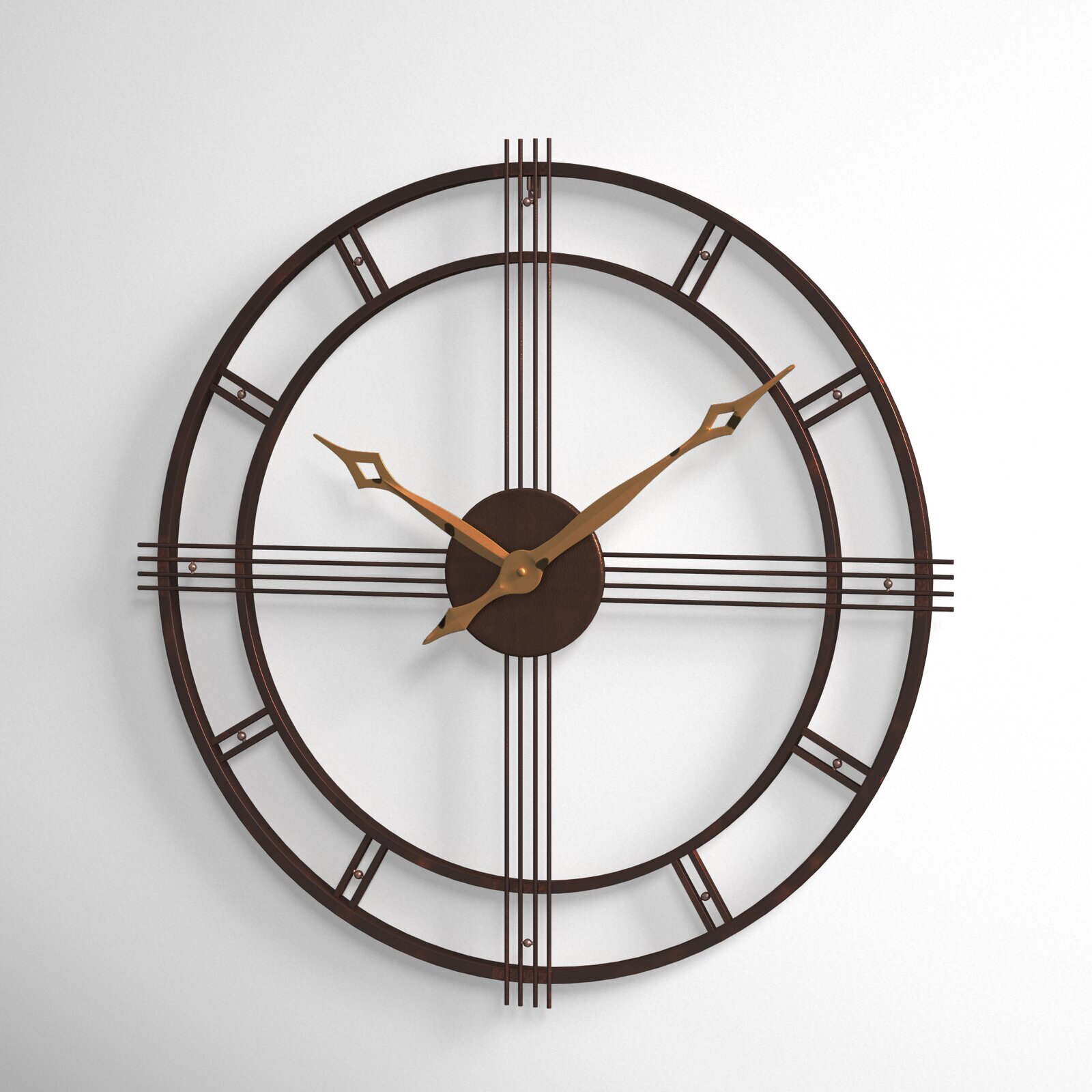 Mid century modern vintage wall clock