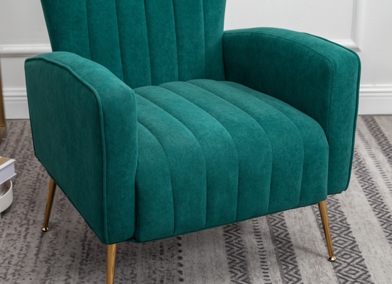 Altrobene velvet accent chair online
