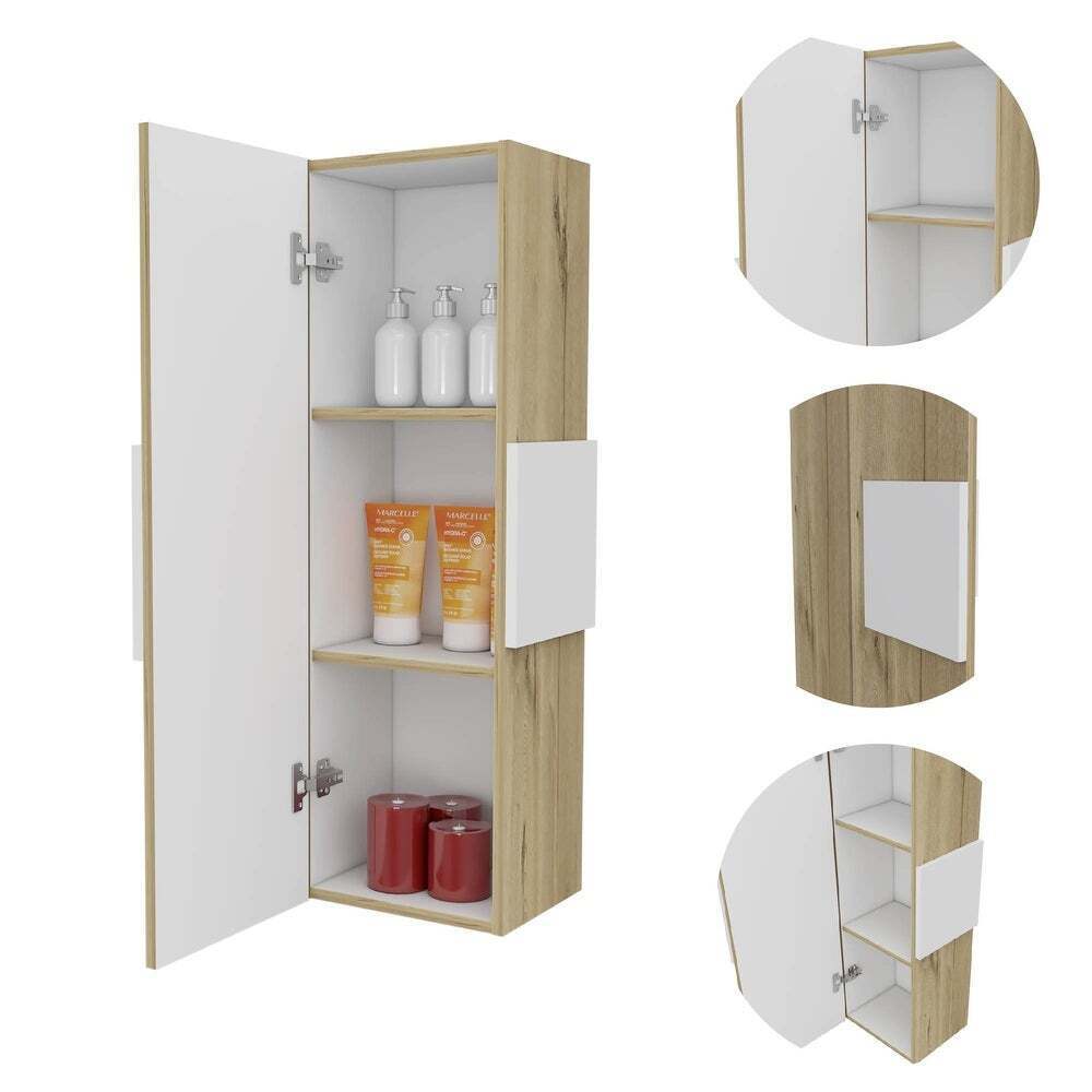 Mirrorless Wood Surface Mount Medicine Cabinet